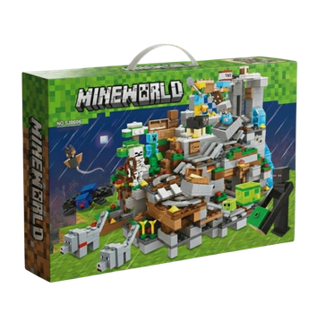 Конструктор Minecraft 1089 деталей SJ8806 Гірська печера Майнкрафт MineWorld My World