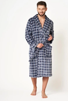 Халат Key 52/54(XL/2XL) Сине-белый (104504)