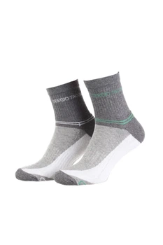 Носочки Sergio Tacchini унисекс 36-40 Серый-белый-зеленый (149508)