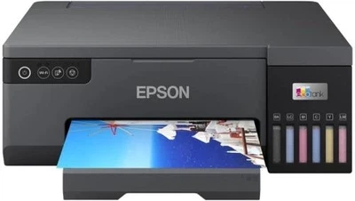 Принтер струйный цветной A4 Epson EcoTank L8050, Black (C11CK37403)