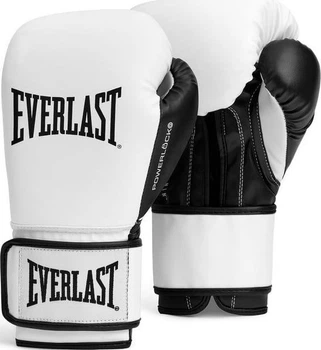 Боксерские перчатки Everlast POWERLOCK OG TRAINING GLOVES белый, черный Уни 16 унций