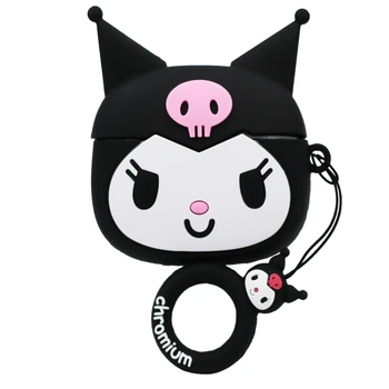 Чохол для гарнітури 3D AirPods 4 Kuromi Black