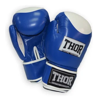 Рукавички боксерські THOR COMPETITION 14oz / шкіра / синьо-білі (SPT_500/02(Leath) BLU/WHITE 14 oz.)