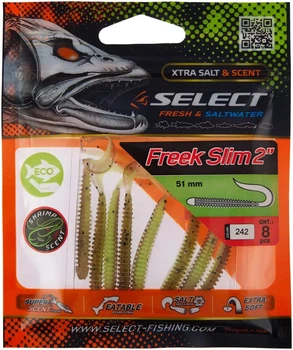 Силикон Select Freek Slim 2"" #242 (8 шт / уп)