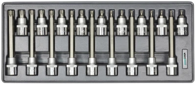 Набор головок со вставкой Whirlpower 1/2" 20-60 (18 шт)
