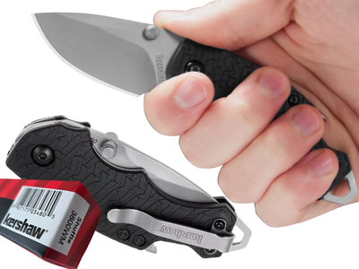 Нож KERSHAW Shuffle Black/Bead Blast (3-in-1)