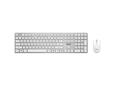 Клавіатура з мишею MSI Forge K210 Wireless Combo White