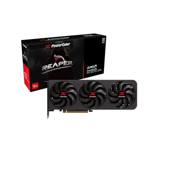 Видеокарта AMD Radeon RX 9070 GRE 12GB GDDR6 Reaper PowerColor (RX9070GRE 12G-A)