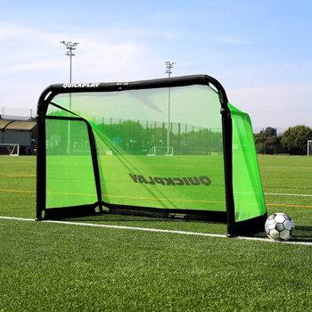 Ворота футбольні Quickplay Pro ALU Training 6790 180 х 120 см, чорно-зелені