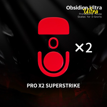 Глайди для мишки X-Raypad Obsidian Ultra Skates для Logitech G Pro X Superlight 2/ PRO X2 Superstrike