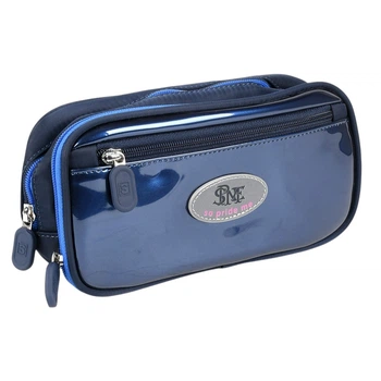 Пенал шкільний на блискавці Aristocratic style R38387 22х12х6.5 см Синій