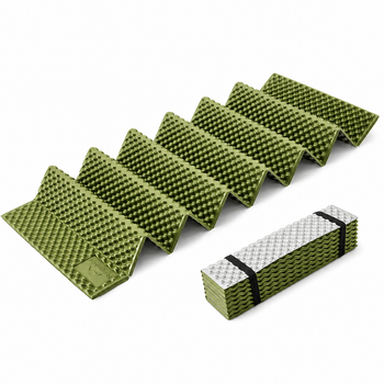 Складной пляжный коврик 195x60x1.8 см подстилка для пляжа толщина 1,8 см Naturehike туристический коврик для пикника водонепроницаемый Оливковый