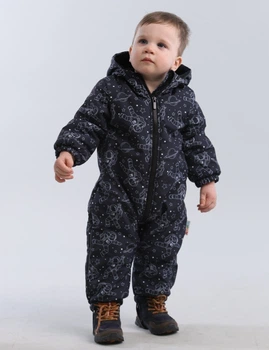 Комбинезон демисезонный Activekids Trendy Астронавты р80 (9-12 мес) темно-синий