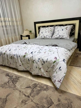 Постельное белье хлопковое соблазн Евро 200 x 220 Бязь Белое 50 х 70