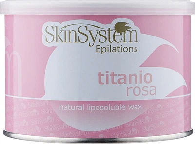 Воск в банке Розовый Skin System, 400 мл