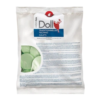 Горячий воск в монетах Зеленый чай Doll, 1000 гр