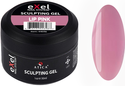 Гель моделирующий 23 Lip Pink Sculpting Gel Atica, 30 мл