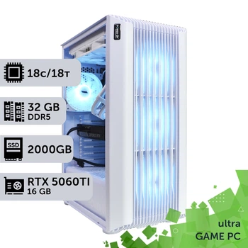 Игровой компьютер GamePC Ultra #599 Core Ultra 5 250KF PLUS/32 GB/SSD 2TB/GeForce RTX 5060Ti 16GB сборка для киберспорта современных игр стрима