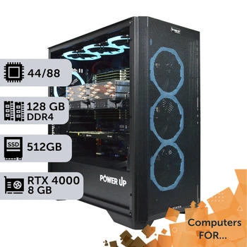 Компьютер Power Up #13 для ANSYS/Xeon E5 2699 v4 x2/128 GB/SSD 512GB/NVIDIA Quadro RTX4000 8GB для машиностроения и сложных вычислений в области машиностроения сложного моделирования и вычислительного анализа