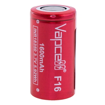 Литий-ионный аккумулятор Vapcell F16 Li-Ion 1600 mAh, 3,7V, 18350