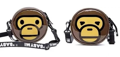 Двостороння Сумка через плече Bape Baby Milo коричнева.