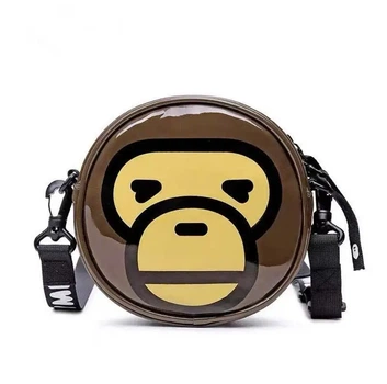 Двостороння Сумка через плече Bape Baby Milo коричнева.