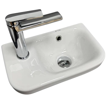 Умывальник подвесной VBI CUPI R 360x220x140мм прямоугольный белый VBI-015625