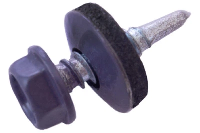 Саморіз покрівельний Apro 4.8 x 19 мм RAL 7024 (50 шт.) (9R648197024)