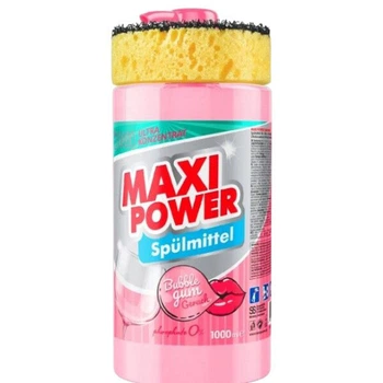 Средство для мытья посуды "MAXI POWER. Бабл Гамм", 1л, MAXI POWER - 677411