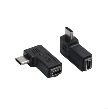 Переходник Type-C male к Mini-usb female / Type-C штекер - mini-usb гнездо
