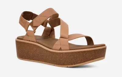Босоніжки жіночі Teva W Madera коричневі сандалі на платформі коричневі Розмір 40