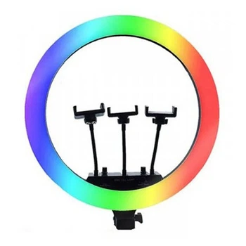 Кольцевая лампа RGB MJ56 Remote, Черный - 244805