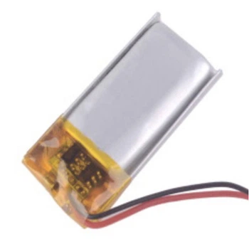 Li-pol аккумулятор 501025P , 100 мА/ч 3.7V с платой защиты, 100 mAh, 5,0 x 10 x 25 мм. - 747583