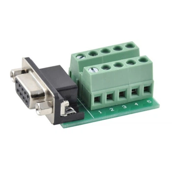 Переходник RS232 DB9-клеммная колодка - 213294