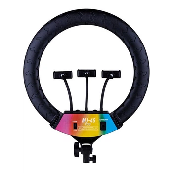 Кольцевая лампа RGB MJ45, Черный - 209783