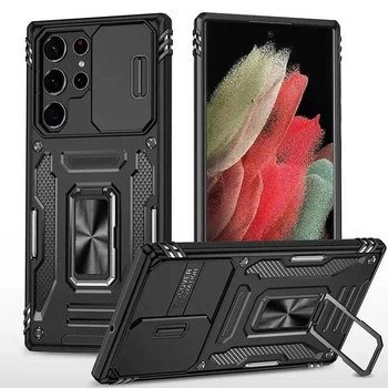 Чехол на Samsung Galaxy S21 Ultra / для самсунг галакси С21 ультра ударопрочный Черный / Black