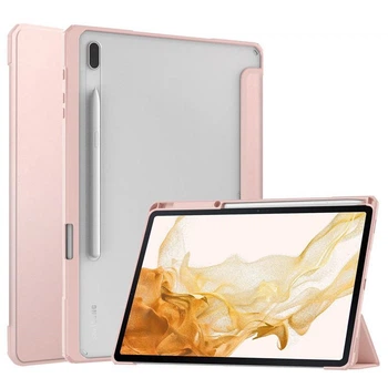 Чохол TPUCristal SlimTPU Spen holder для Samsung Galaxy Tab S10 Lite Світло-рожевий