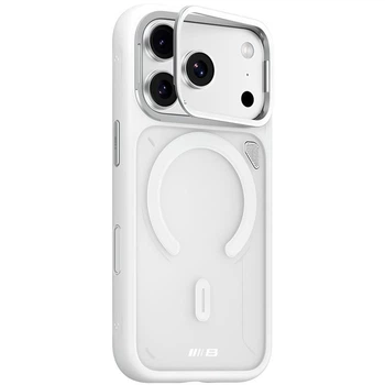 Чохол на Apple iPhone 17 Pro Max / для айфон 17 про макс з функцією магсейф MagSafe з підставкою White