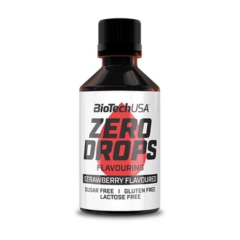 Жидкий подсластитель Zero Drops, BioTech, чизкейк, 50 мл