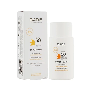Ежедневный солнцезащитный крем для лица SPF для всех типов кожи Babe Laboratorios