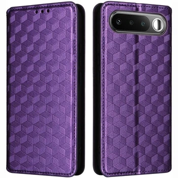 Чехол Deexe Rhombus Book для Realme 16 - Purple
