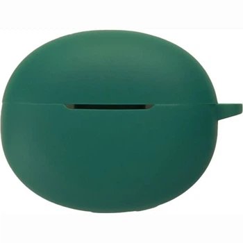 Защитный чехол Deexe Silicone Sleeve для OPPO Enco Air 5 - Blackish Green