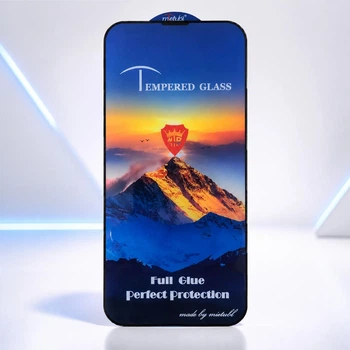Защитное стекло Tempered Glass Full Glue 3D для iPhone 17e, полное покрытие экрана, черное