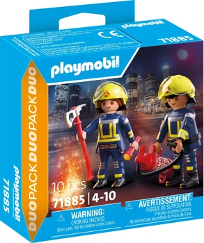Набір іграшок Playmobil Duo Pack Пожежна служба 10 деталей 71375 (4008789718853)