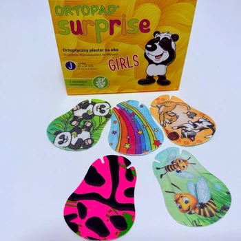 Оклюдер (пластырь) для глаз Ортопад Junior Сюрприз для девочек