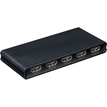 Коммутатор PowerPlant HDMI 2.0 5х1 с ИК-пультом дистанционного управления (HDSW5X1) 5152109