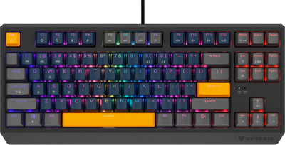 Klawiatura przewodowa Genesis Thor 230 TKL Outemu Panda Naval Blue Positive (NKG-2163)