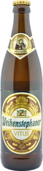 Упаковка пива Weihenstephaner Vitus светлое нефильтрованное 7.7% 0.5 л x 20 шт (4105120004108)