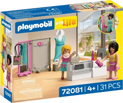 Набір іграшок Playmobil Shopping Стильне студія моди 31 деталь 72081 (4008789720818)
