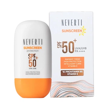 Сонцезахисний крем для обличчя NEVERTI 50мл СПФ50+ Сан Скріін